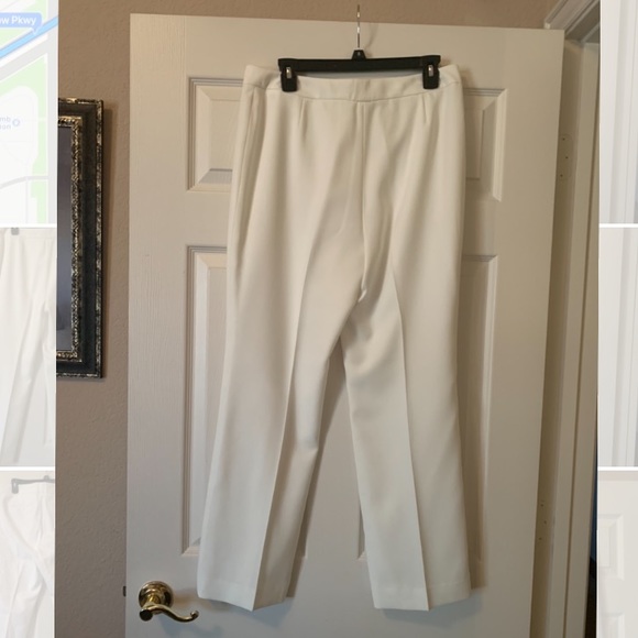 White Kasper pants size 8P - Picture 2 of 3